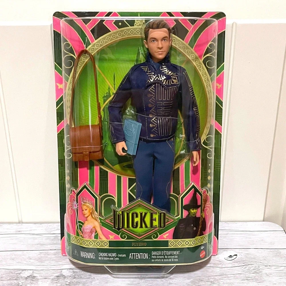 Mattel Wicked Movie Fiyero Fashion Doll Shiz University Prince New in Box